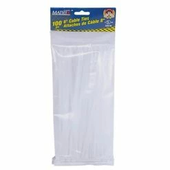 Flash Sale 👏 Matrix 8 In. Clear Cable Ties (100-Pack) 😉