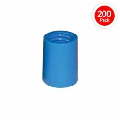 New 🎉 DuraDrive FormaCONE 2 In. X 1 In. Blue Threaded Plastic Coil Set Back Cone (200-Pack) ⌛