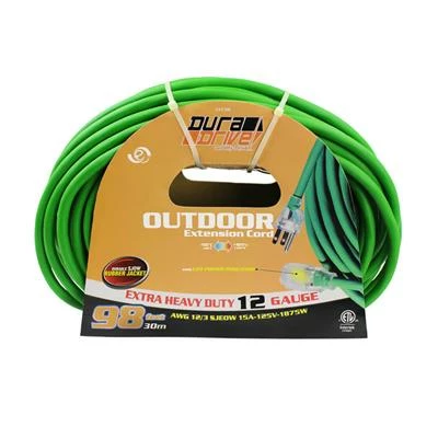 Wholesale 😍 DuraDrive 98 Ft. 12/3 SJEOW Lighted Single Tap Power Extension Cord 🎉 3 Wholesale 😍 DuraDrive 98 Ft. 12/3 SJEOW Lighted Single Tap Power Extension Cord 🎉
