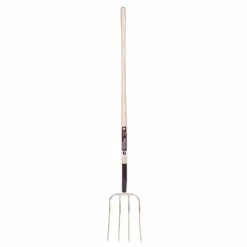 Flash Sale 💯 Garant G0413L 48 In. Wooden Handle 4-Tine Manure Pitchfork 🌟