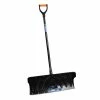 Budget 👏 Toolway 194514 24 In. D-Handle Snow Shovel Pusher With Poly Steel Blade ✨ -Chapin Shop 16742 1