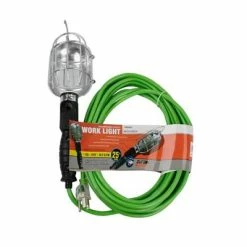 Best deal 👍 DuraDrive 25 Ft. 16/3 SJTW Heavy-Duty Incandescent Utility Work Light ⭐