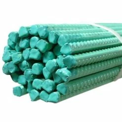 Cheap 🔥 15mm X 20 Ft. Green Epoxy 🧥 Coated Anti-Rust Steel Rebar Rod 🎁