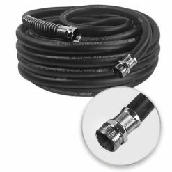 Brand new 🤩 DuraDrive GG5850F 5/8 In. X 50 Ft. Black Nitrile Garden Hose 😀 -Chapin Shop 23533 4