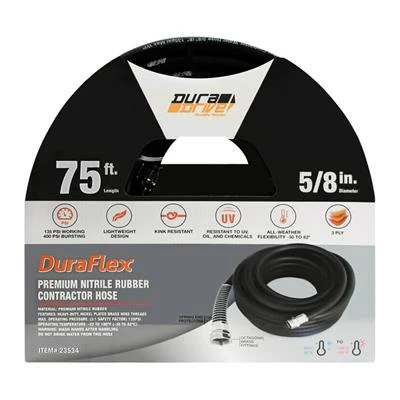 Cheap 👍 DuraDrive GG5875F 5/8 In. X 75 Ft. Black Nitrile Garden Hose 😀 7 Cheap 👍 DuraDrive GG5875F 5/8 In. X 75 Ft. Black Nitrile Garden Hose 😀 - Image 5