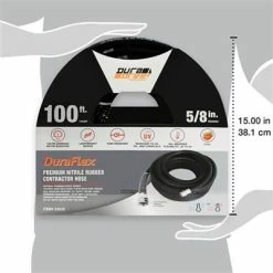 New 🛒 DuraDrive GG58100F 5/8 In. X 100 Ft. Black Nitrile Garden Hose 😉 -Chapin Shop 23535 6