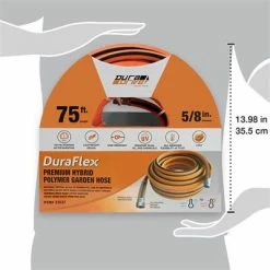 Deals ❤️ DuraDrive YPG5875F 5/8 In. X 75 Ft. Hybrid Polymer Garden Hose 🔔 -Chapin Shop 23537 6