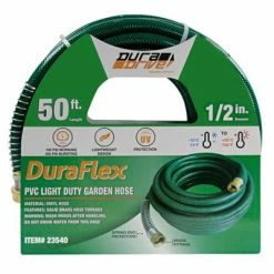 Budget 😀 DuraDrive VG1250F 1/2 In. X 50 Ft. PVC Light-Duty Garden Hose 🔥 -Chapin Shop 23540 5