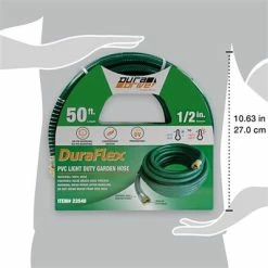 Budget 😀 DuraDrive VG1250F 1/2 In. X 50 Ft. PVC Light-Duty Garden Hose 🔥 -Chapin Shop 23540 6