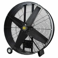 Best reviews of 🔔 BE Pressure FD48B 48 In. 19,500 Cfm. Wheeled 2-Speed Metal Tilt Belt Drive Drum Fan 👍