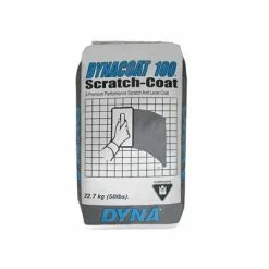 Deals 🧨 DYNA 100 22.7-kg. DYNACOAT 100 SCRATCH-COAT Scratch & Level 🧥 Coat Underlayment Substrate For Stone And Tile Setting Material 🤩