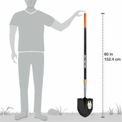 Budget ๐ DuraDrive 60 In. Fibreglass Round Point Carving Shovel ๐งจ 9 Budget ๐ DuraDrive 60 In. Fibreglass Round Point Carving Shovel ๐งจ -Chapin Shop 26899 4