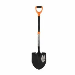 Flash Sale ✔️ DuraDrive 45 In. Fibreglass D-Handle Round Point Carving Shovel 🛒