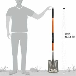 Best Pirce ✨ DuraDrive 60 In. Fibreglass Square Mouth Shovel 🛒 -Chapin Shop 26904 4