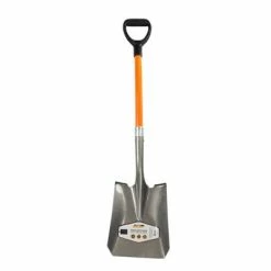 Deals 🛒 DuraDrive 40 In. Fibreglass D-Handle Square Mouth Shovel 🛒