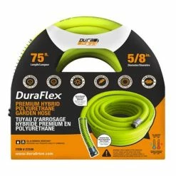 Best Pirce ❤️ DuraDrive LG5875F 5/8 In. X 75 Ft. Lime Hybrid Polyurethane Garden Hose 🛒 -Chapin Shop 27249 5