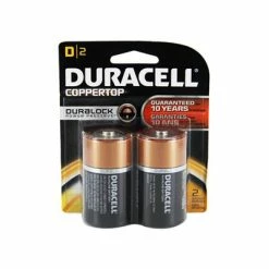 Deals 🔔 DURACELL MN1300B2Z Alkaline 1.5-Volt COPPERTOP D-Cell Battery (2-Pack) 🛒