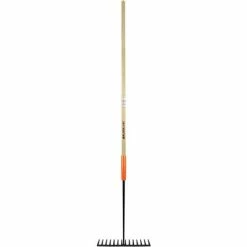 Flash Sale ๐ DuraDrive 76 In. 14-Tine Wood Handle Steel Head Asphalt Rake ๐ฅ