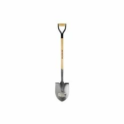 Flash Sale 👏 DuraDrive 35 In. Ash Wood D-Handle Round Point Shovel 👍