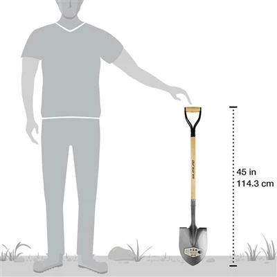 Flash Sale 👏 DuraDrive 35 In. Ash Wood D-Handle Round Point Shovel 👍 5 Flash Sale 👏 DuraDrive 35 In. Ash Wood D-Handle Round Point Shovel 👍 - Image 4