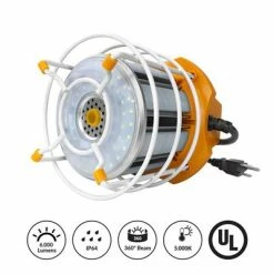 Outlet ⭐ DuraDrive 6,000-Lumen 60-Watt 5,000K IP65 Remotable Temporary LED Work Light 😍 -Chapin Shop 28366 2