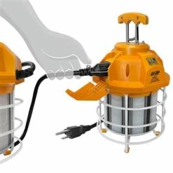 Outlet ⭐ DuraDrive 6,000-Lumen 60-Watt 5,000K IP65 Remotable Temporary LED Work Light 😍 -Chapin Shop 28366 4