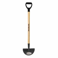 Promo 😀 DuraDrive Ash Wood D-Handle Half-Moon Turf Grass Foot Step Edger 🎁