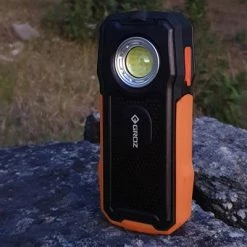 Hot Sale 🔔 GROZ 397 500-Lumen Dual Use Rechargeable Handheld COB Worklight With Bluetooth Speaker 🛒 -Chapin Shop 30617 5